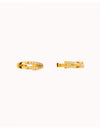 Pave CZ Criss Cross Hinged Conch Ear Cuff Earrings