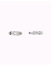 Pave CZ Criss Cross Hinged Conch Ear Cuff Earrings