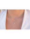 CZ Lightning Bolt & Star Pendant Necklace
