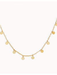 Dangling Small Coins Choker Necklace