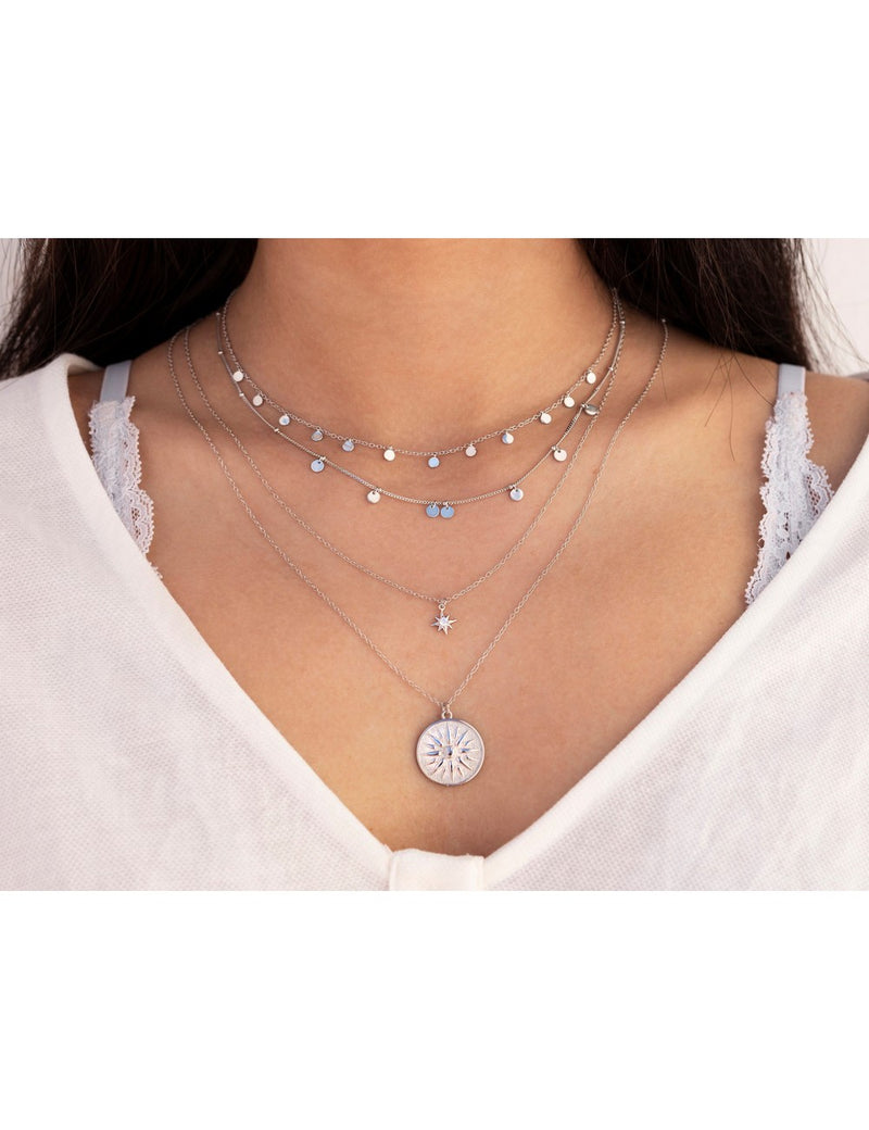 Dangling Small Coins Choker Necklace