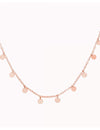Dangling Small Coins Choker Necklace