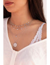Dangling Small Coins Choker Necklace