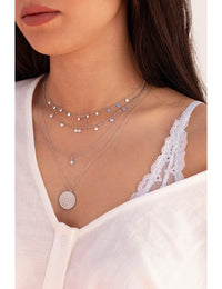 Dangling Small Coins Choker Necklace