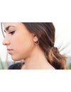 Double Circle Ear Jacket Earrings