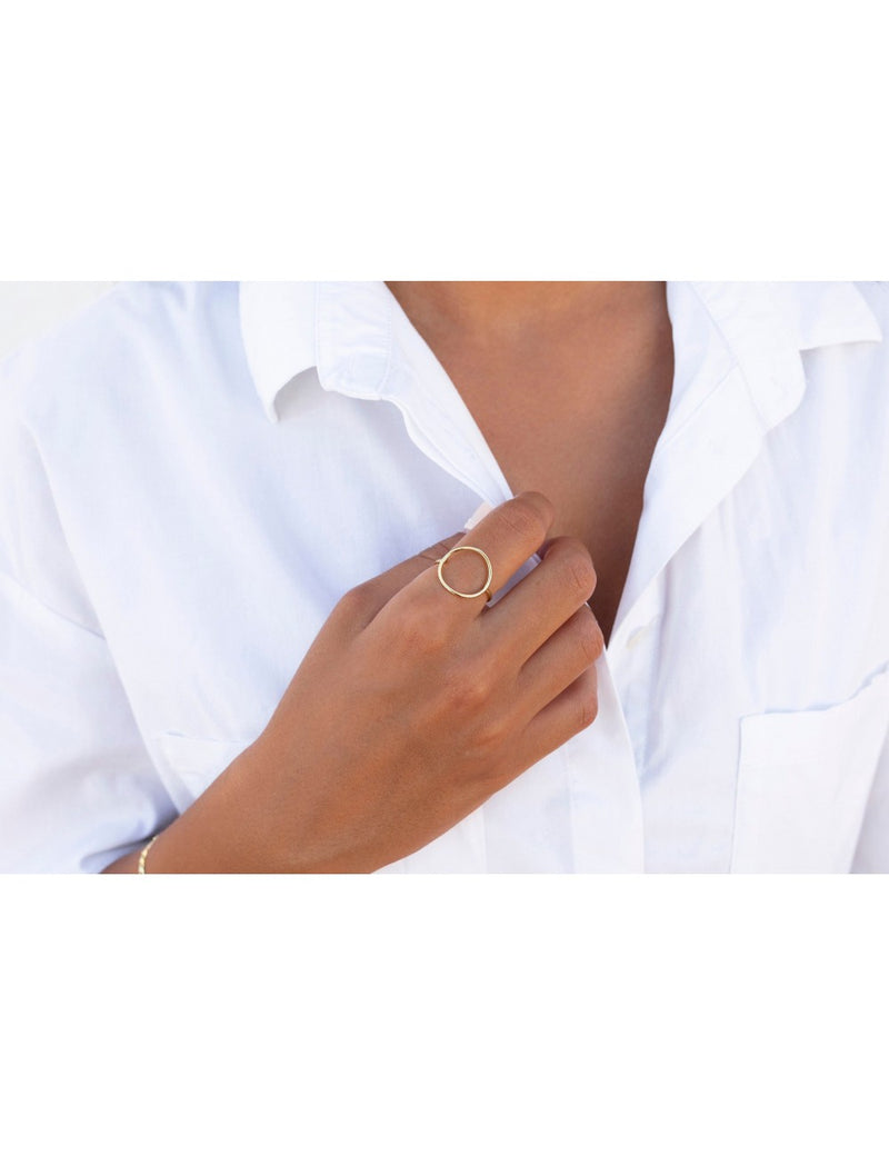 Large Circle Shaped Ring 