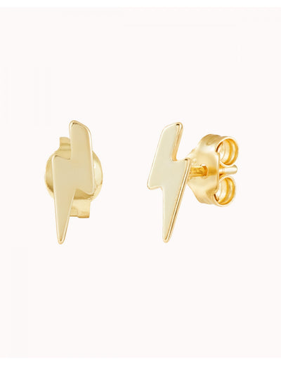 Lightning Shaped Stud Earrings 