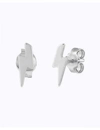 Lightning Shaped Stud Earrings 