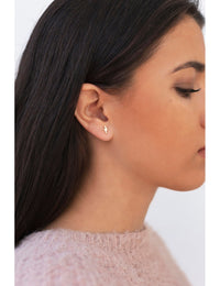 Lightning Shaped Stud Earrings 