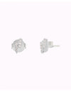 CZ Lightning Bolt Stud Earrings