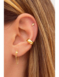 Mini boucles d'oreilles à tige éclair - Petite taille