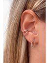 Cz Double Band Ear Suspender Earrings