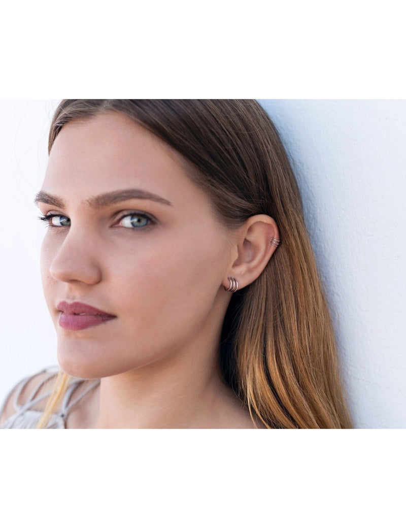 Triple Band Ear Cuff Earrings