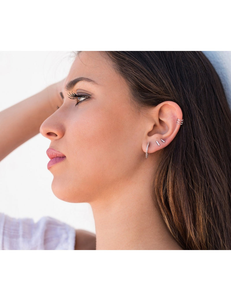 Triple Band Ear Cuff Earrings
