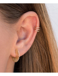 Triple Band Ear Cuff Earrings