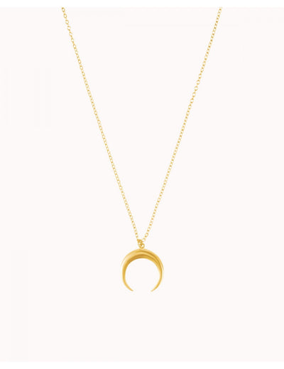 Halskette mit umgedrehtem Mondanhänger