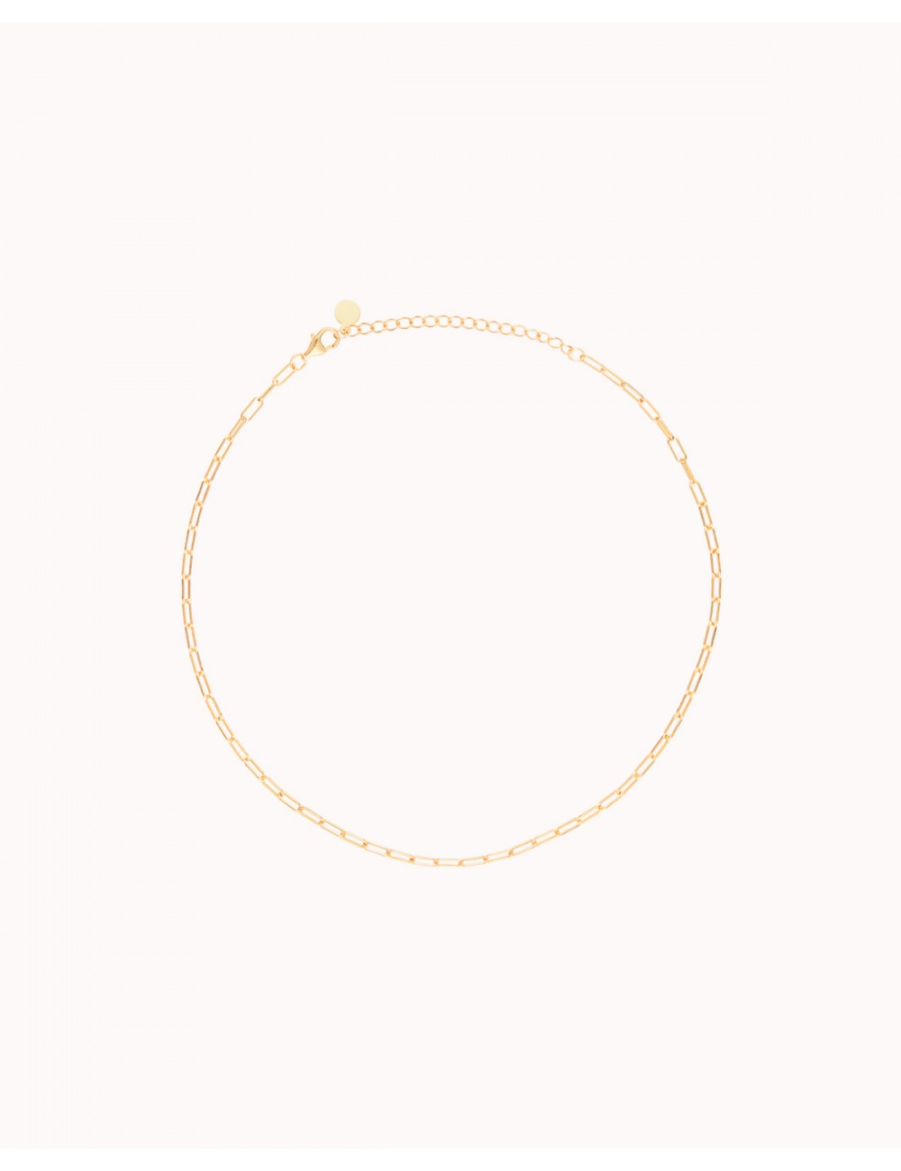 Paperclip Chain Choker Necklace - 2 sizes available