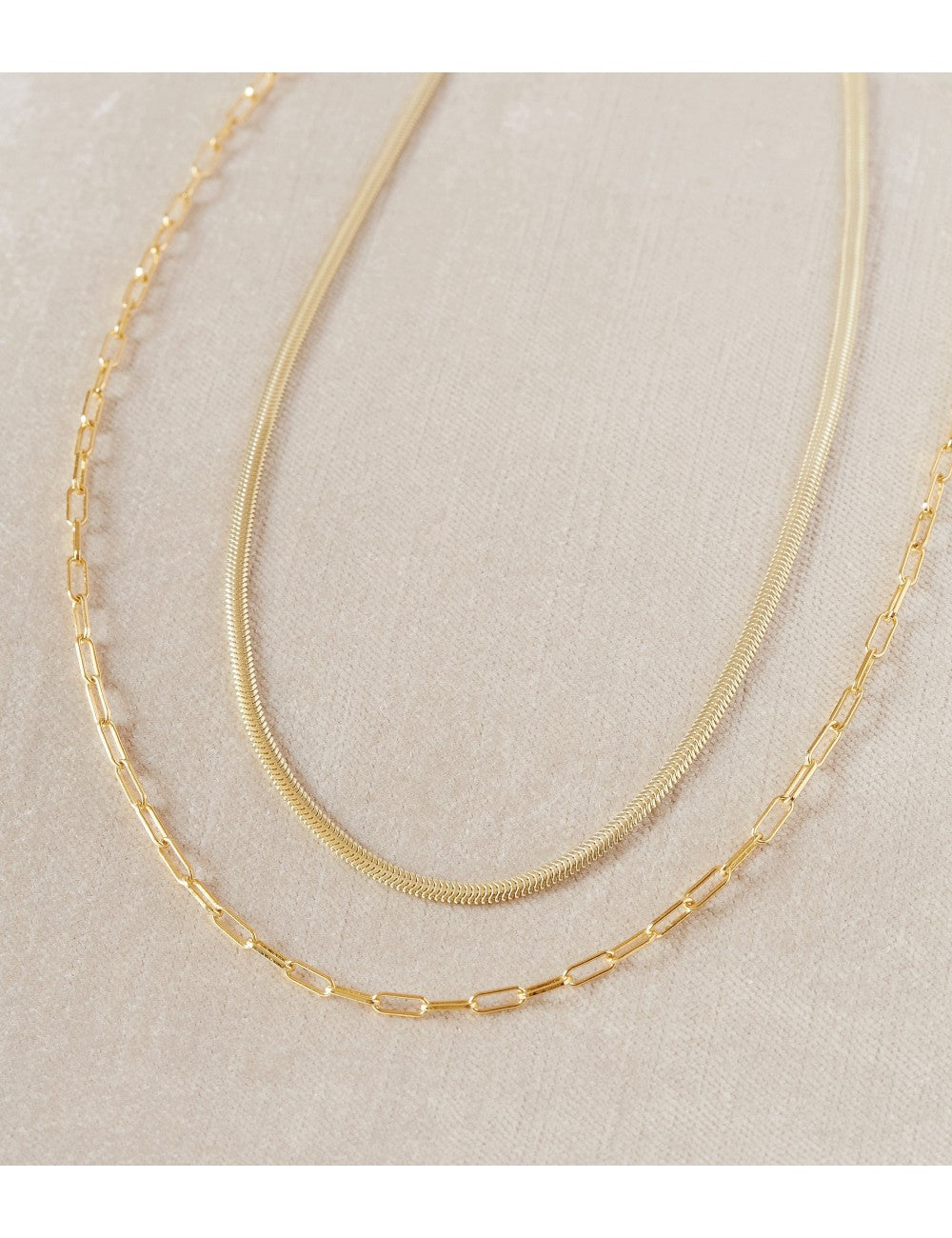 Paperclip Chain Choker Necklace - 2 sizes available