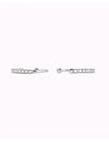 Pave CZ 1 Band Ear Cuff Earrings
