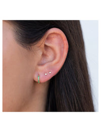 Tiny Star-Shaped Silver Stud Earrings