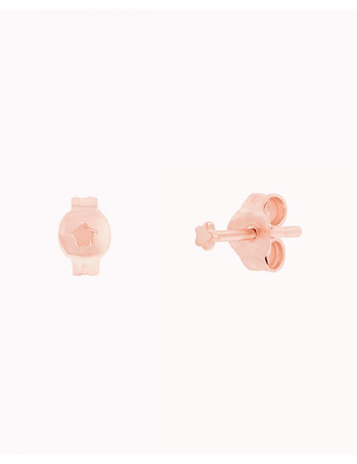 Pendientes stud pequeños en forma de estrella - Tamaño pequeño
