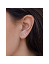 Tiny Star-Shaped Silver Stud Earrings