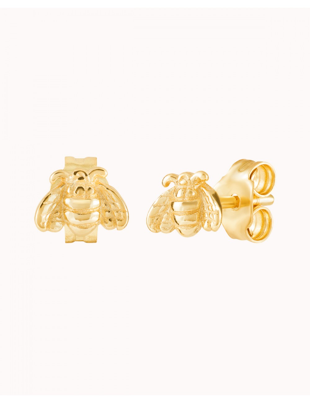 Tiny Bee Shaped Stud Earrings