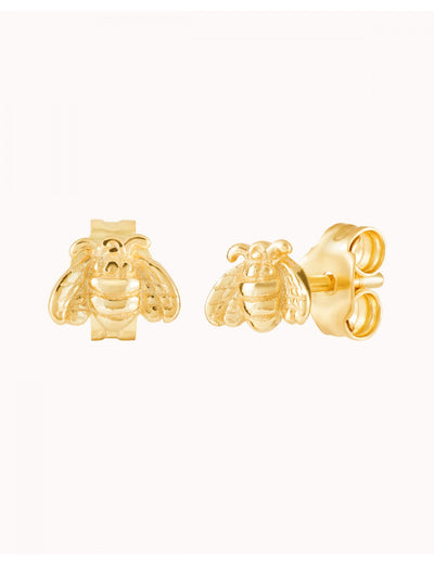 Petites boucles d'oreilles à tige en forme de mini abeille