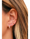 Tiny Bee Shaped Stud Earrings