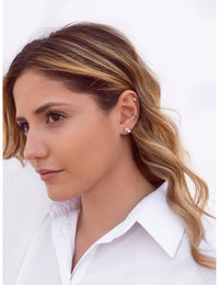 Tiny Bee Shaped Stud Earrings
