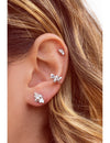 Tiny Bee Shaped Stud Earrings