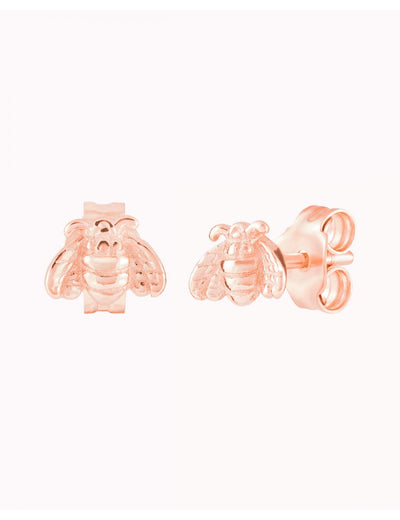 Petites boucles d'oreilles à tige en forme de mini abeille