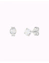 Invisible Prongs CZ Stud Earrings - Two sizes available