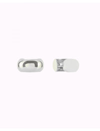 Pendientes conch ear cuff chunky de plata lisa