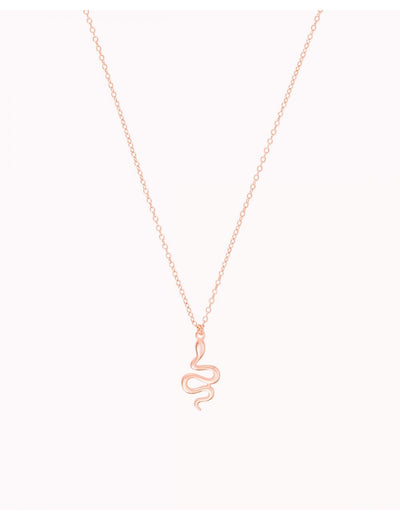 Kettenhalskette mit schlangenförmigem Anhänger