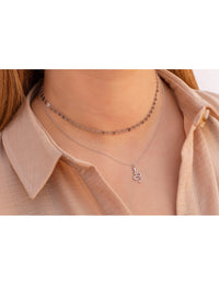 Snake Shaped Pendant Charm Chain Necklace