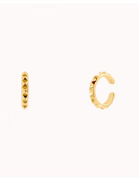 Pyramid Spikes Conch Ear Cuff Earrings
