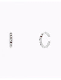 Pyramid Spikes Conch Ear Cuff Earrings