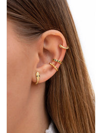 Pyramid Spikes Conch Ear Cuff Earrings