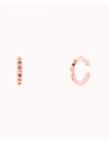 Pyramid Spikes Conch Ear Cuff Earrings