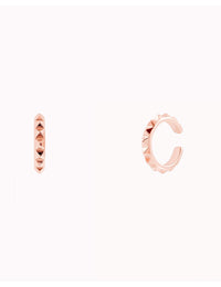 Pyramid Spikes Conch Ear Cuff Earrings