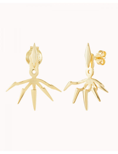 Spikes Ear Jacket Earrings