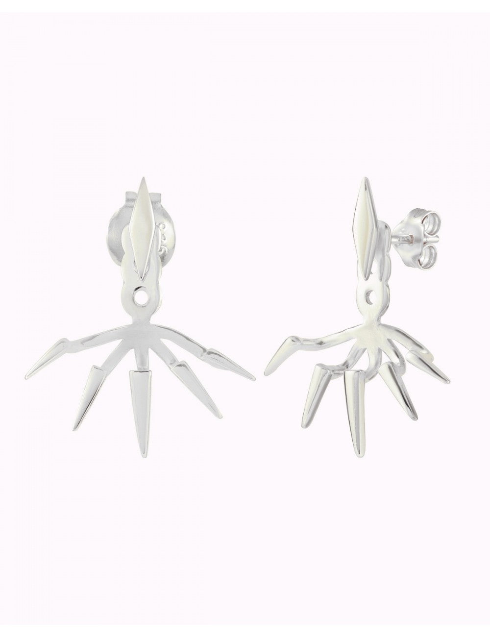 Spikes Ear Jacket Earrings