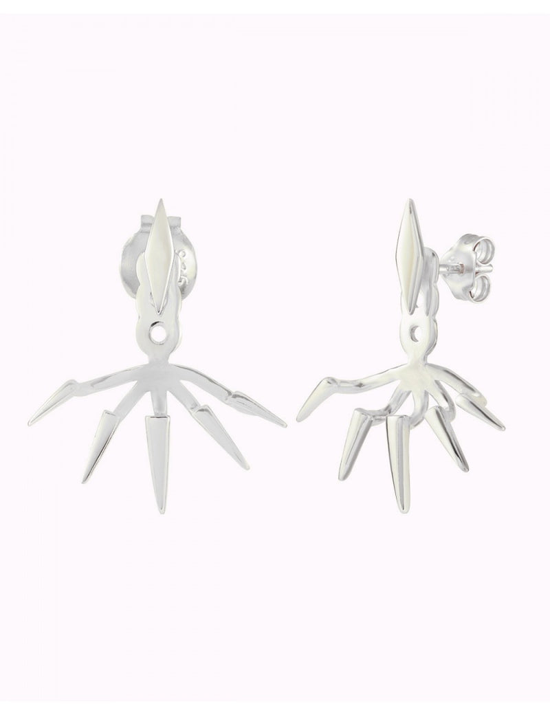 Spikes Ear Jacket Earrings
