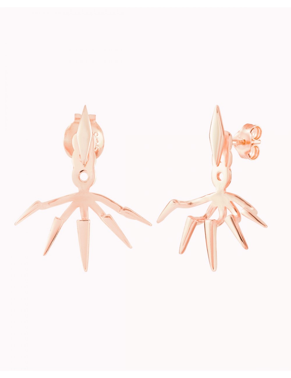 Spikes Ear Jacket Earrings