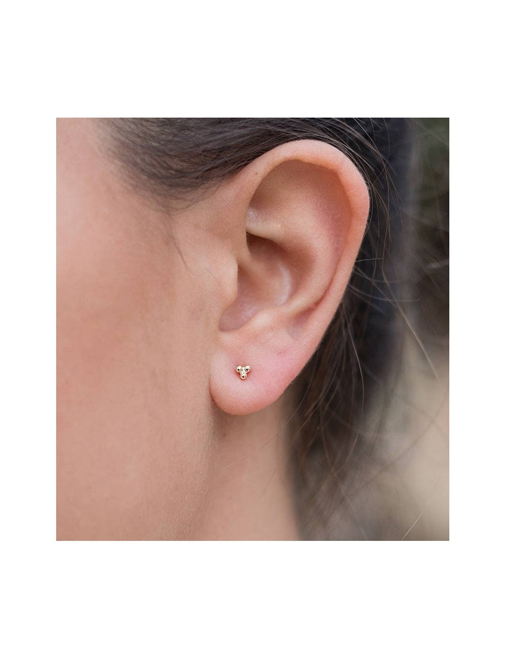 3-Kugel-Ohrstecker - Zwei Größen verfügbar