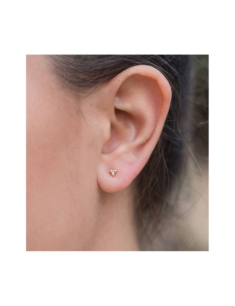 3-Kugel-Ohrstecker - Zwei Größen verfügbar