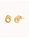 Sun Shaped Stud Earrings