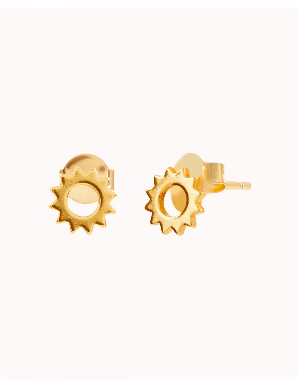 Sun Shaped Stud Earrings