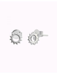 Sun Shaped Stud Earrings